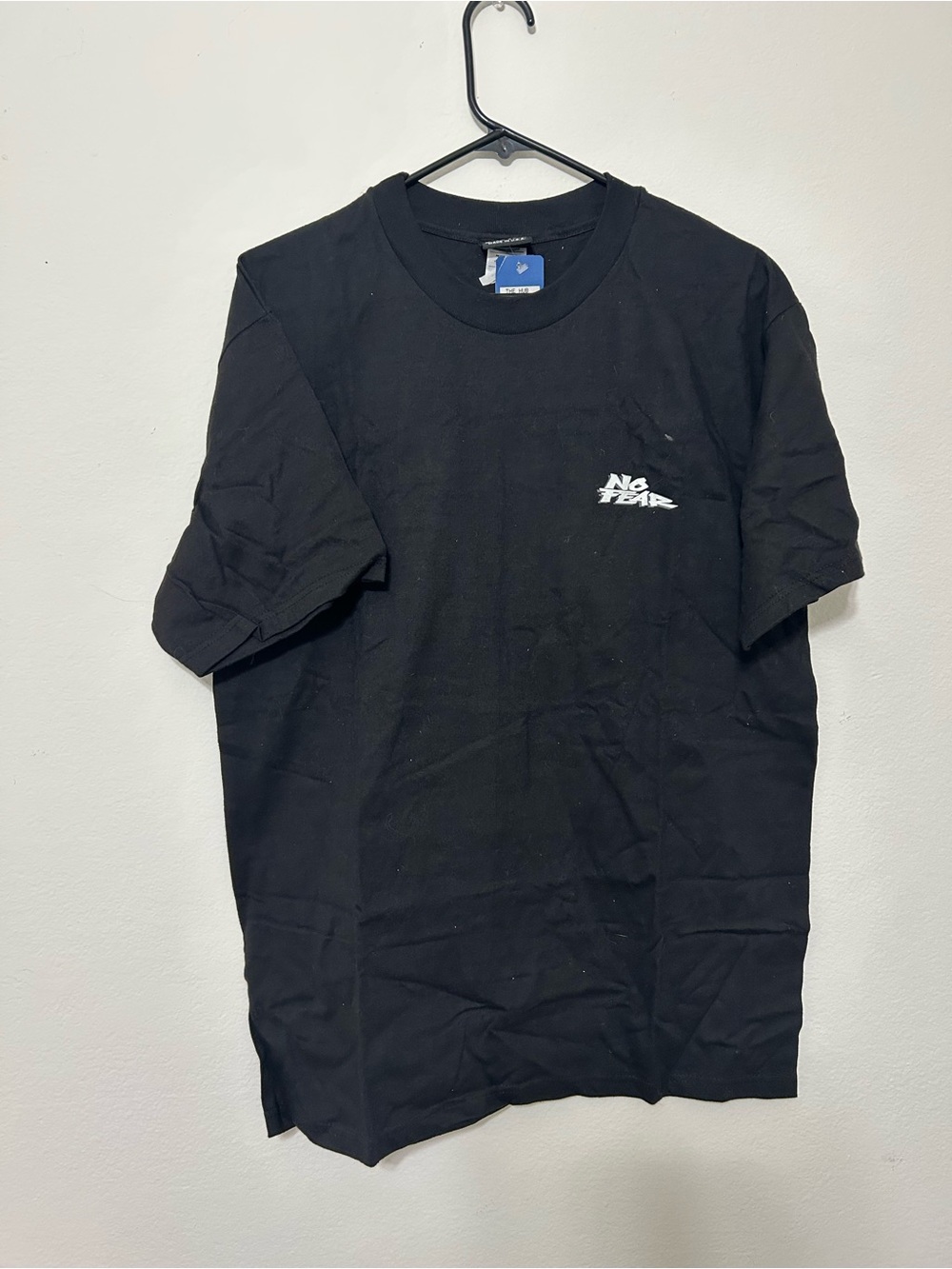 NWT Men's no fear Black Logo Crewneck T-Shirt